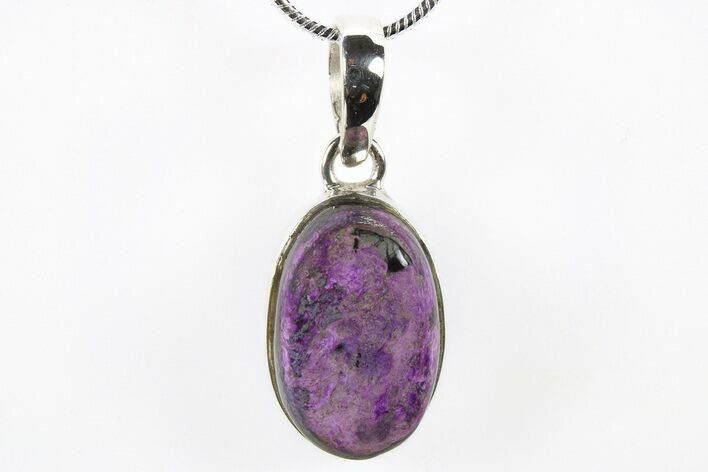 Polished Sugilite Pendant (Necklace) - Sterling Silver #265080